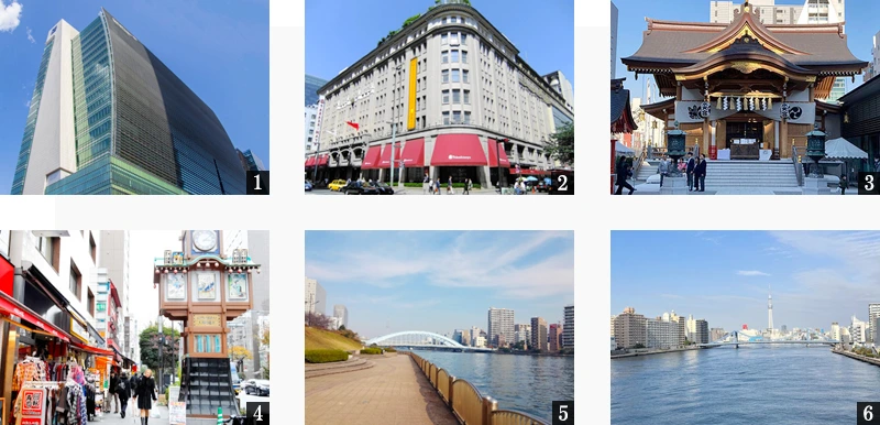 高級賃貸マンション：コンフォリア・リヴ茅場町：周辺環境画像