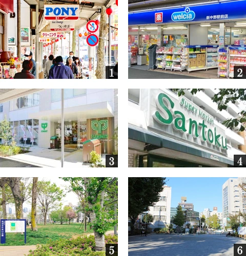 高級賃貸マンション：コンフォリア・リヴ新中野サウス：周辺環境画像