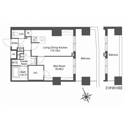 コンフォリア西荻窪：間取図