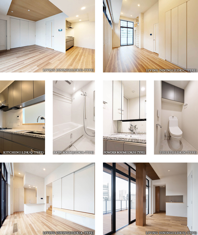 高級賃貸マンション：コンフォリア芝浦MOKU：ルームプラン画像